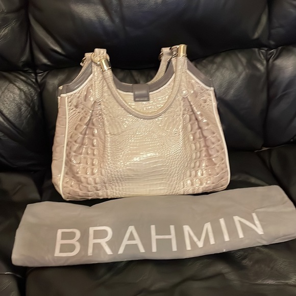 Brahmin Elisa Palomino Texture genuine leather - Picture 2 of 7